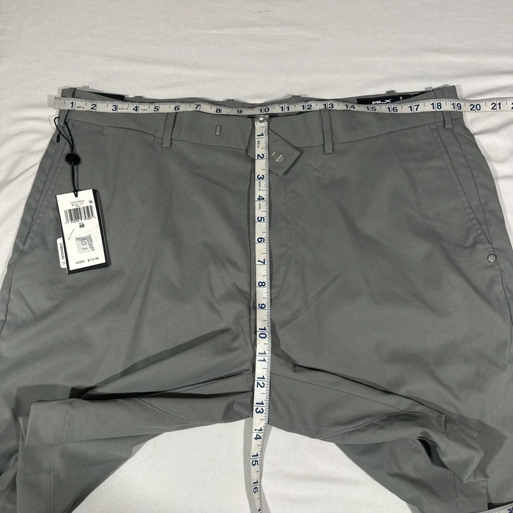 NWT $115 Rlx Ralph Lauren [ 38 ] Golf Tailored Fit Performance Shorts Grey U1663